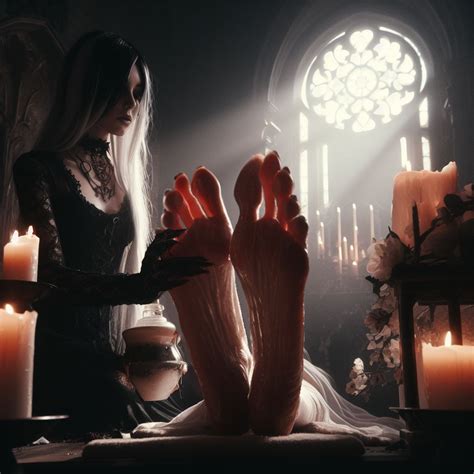 goth girls feet|Goth GF in the temple barefoot by Fortran97 on DeviantArt